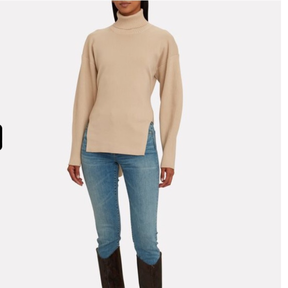 Johnathan Simkhai Camel turtleneck sweater